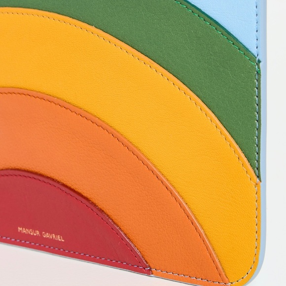 ❤️Mansur Gavriel Classic Pouch in 🌈 Rainbow - Picture 6 of 15